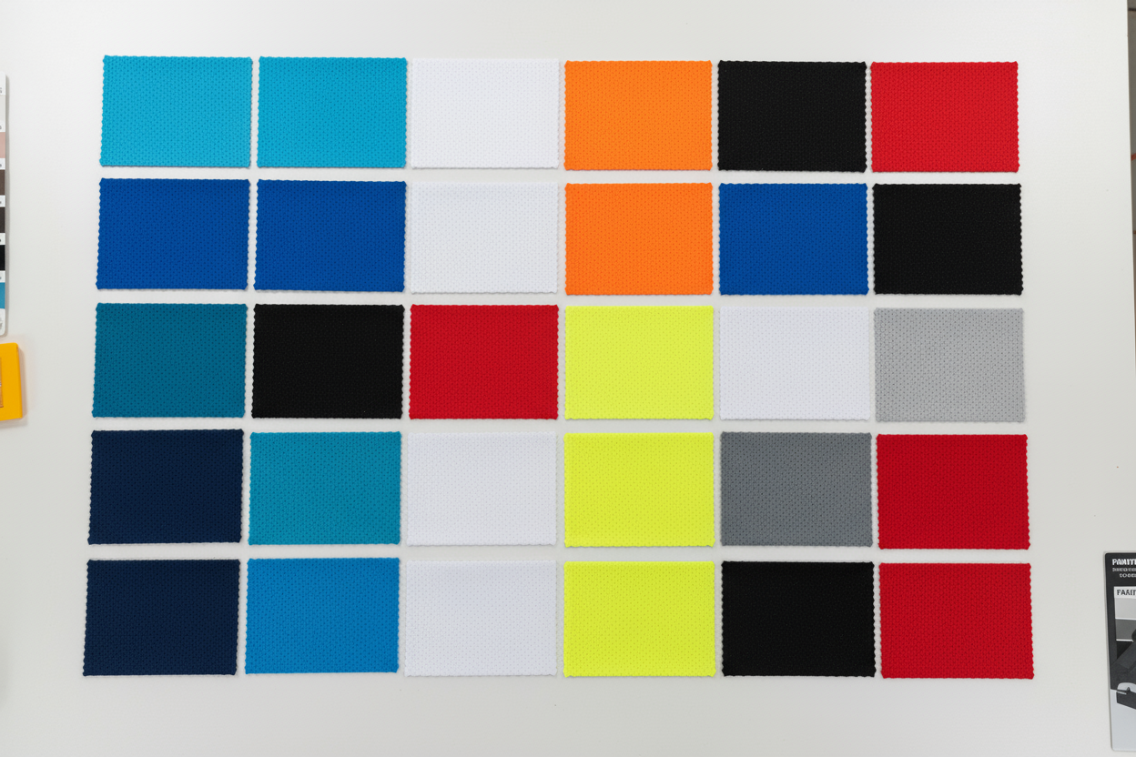 Custom Color Options - Sportswear Fabric Color Matching Services