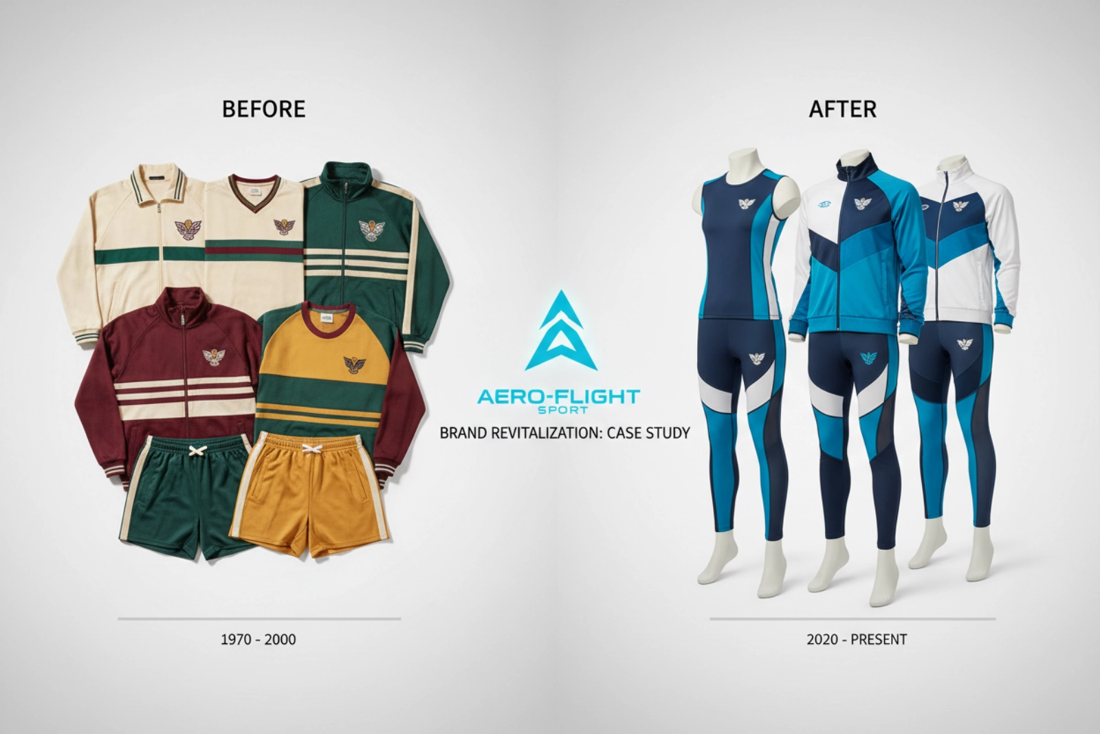 Sportswear manufacturer company revitalization heritage brand case study