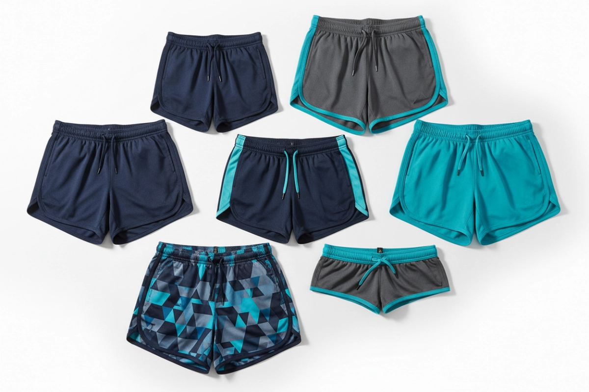 Custom gym shorts and athletic training shorts