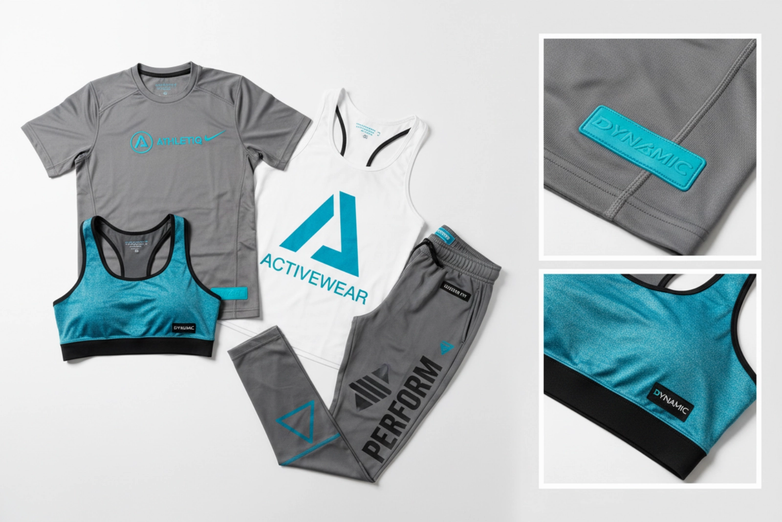 Custom branding options for wholesale fitness apparel