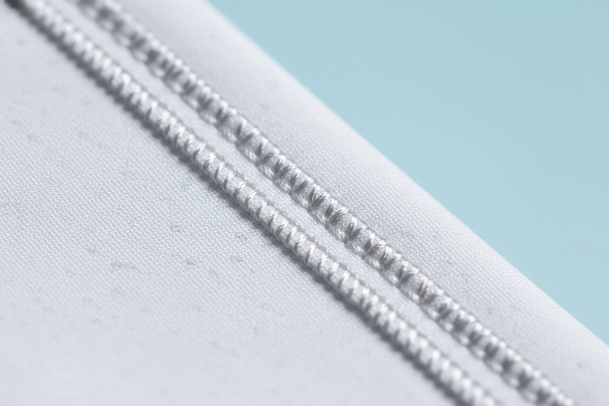 Reinforced stitching for custom golf apparel durability