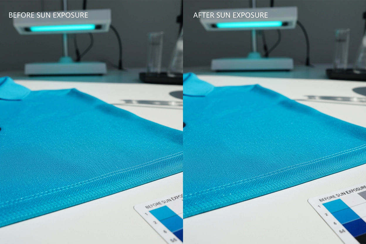 Fade-proof colors in wholesale golf clothing