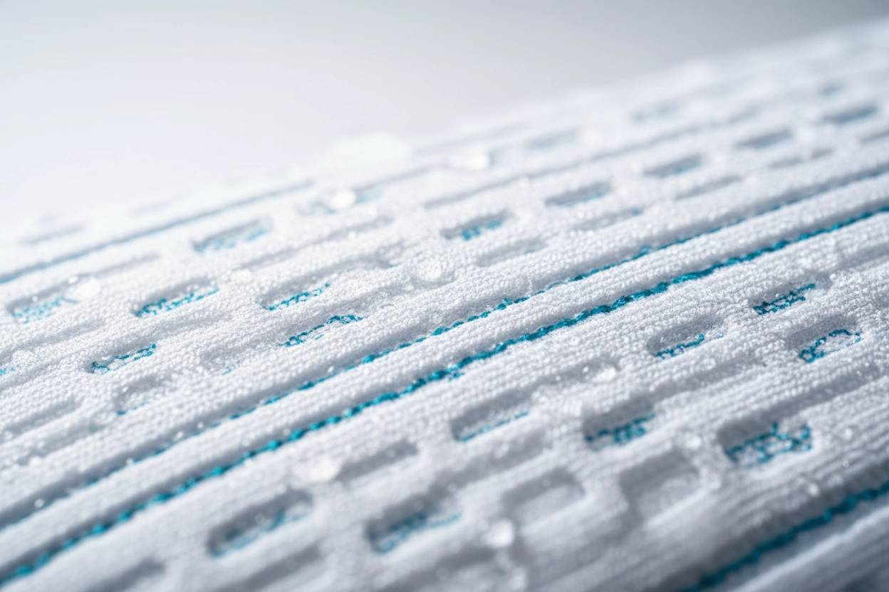 Cooling fiber technology for summer golf apparel