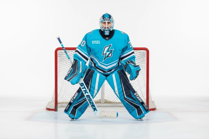 Custom goalie jersey and equipment sets