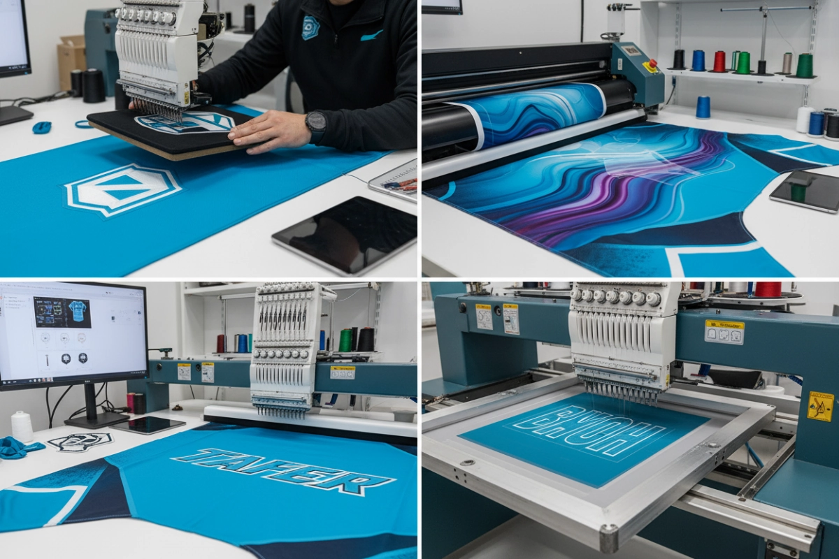 Custom hockey jersey logo craftsmanship and printing methods