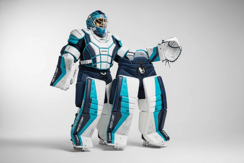 Custom goalie equipment set