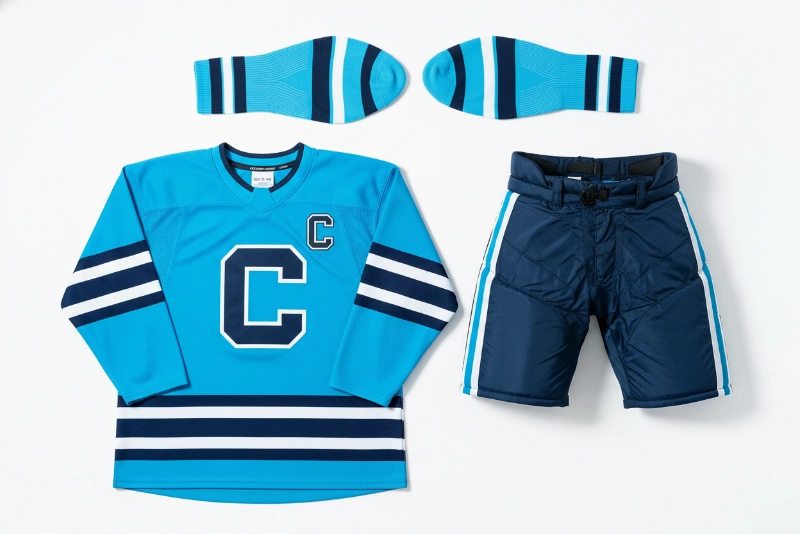 Ice hockey socks and uniform