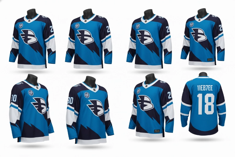 Custom hockey team design example