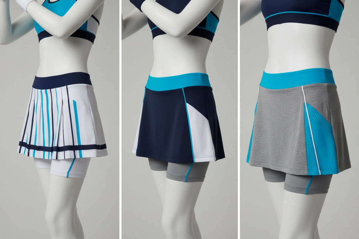 Custom Tennis Skirts with Built-in Shorts - OEM Manufacturing