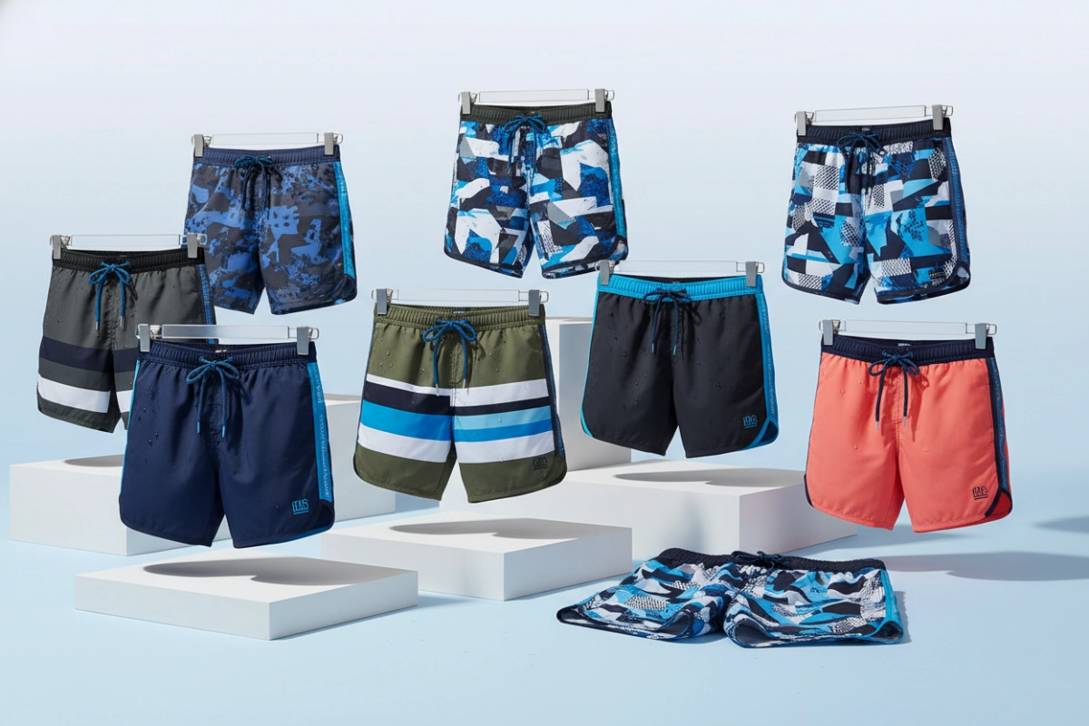 Swim shorts and trunks wholesale - quick dry swimwear