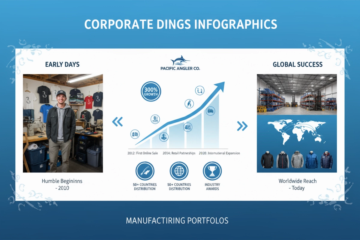 Success story of Pacific Angler Co fishing apparel brand