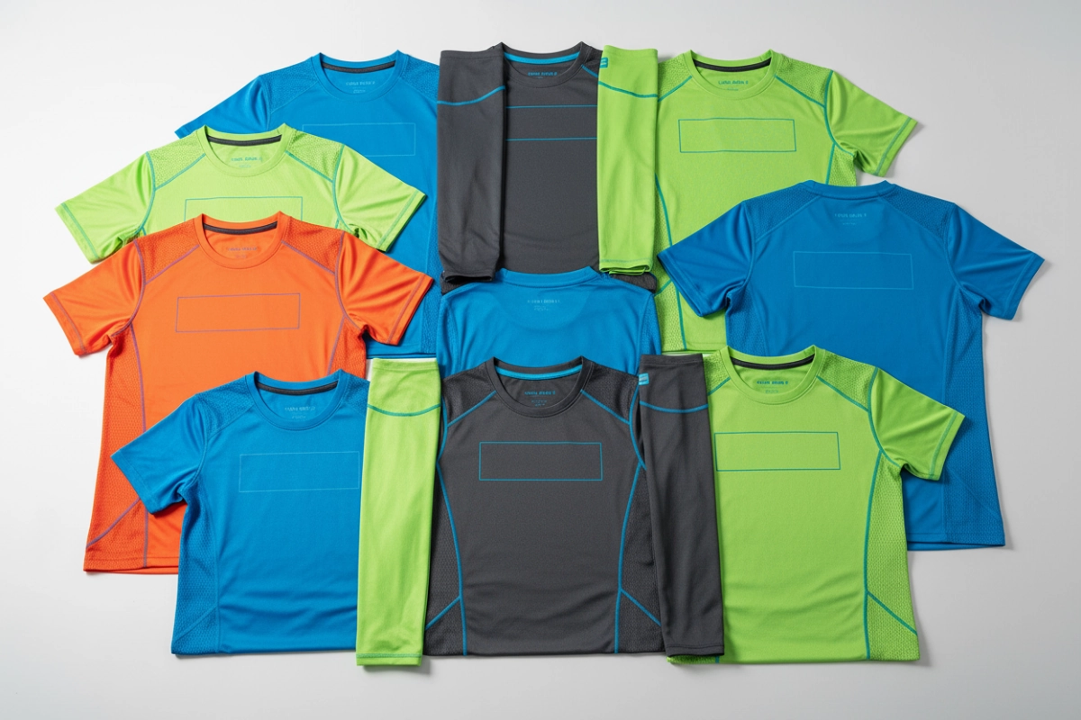 Custom running t-shirts and performance athletic wear manufacturer