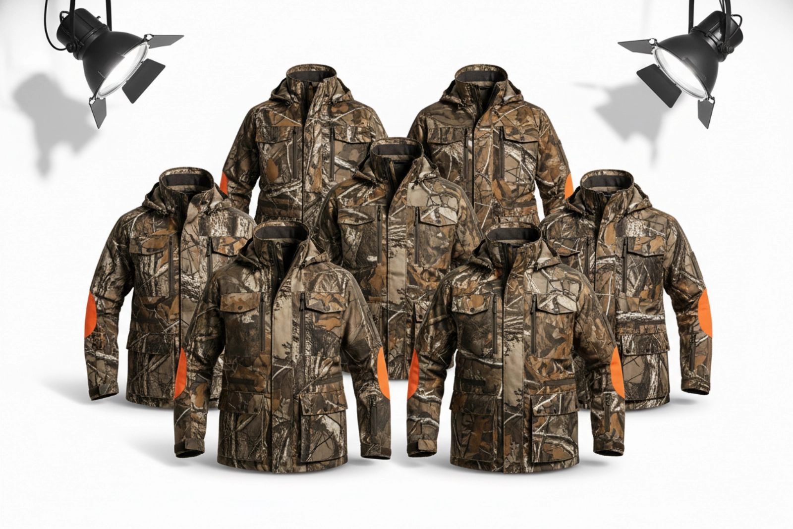 Custom hunting jackets and camouflage coats manufactured for wholesale