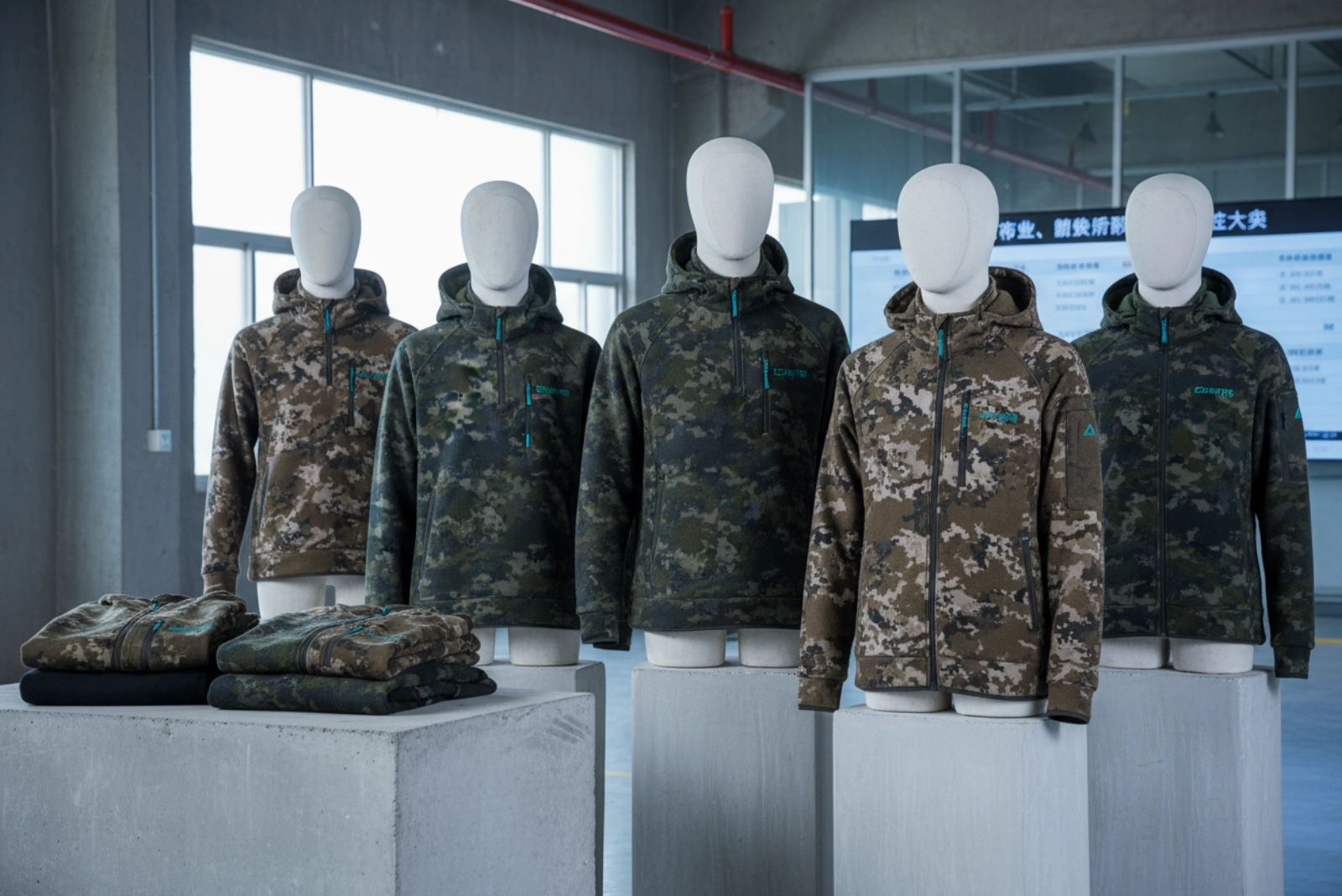 Wholesale hunting hoodies and fleece apparel manufacturer