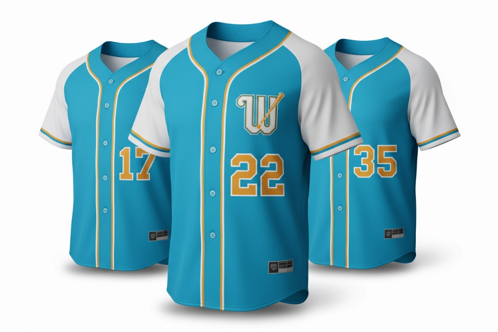 Custom button-down baseball jerseys manufacturer - wholesale sublimation uniforms