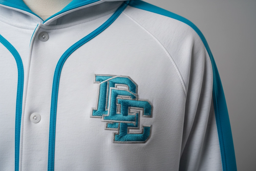 Custom baseball hoodies manufacturer with team logo embroidery