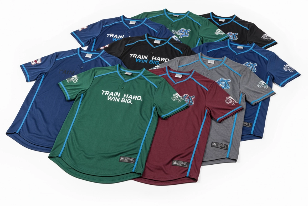 Custom baseball training shirts wholesale athletic apparel