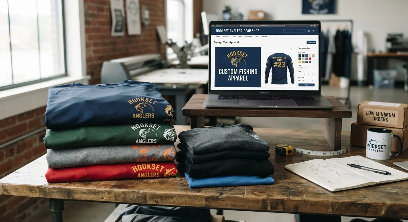 Fishing Club Apparel Programs: Bulk Custom Without The Hassle
