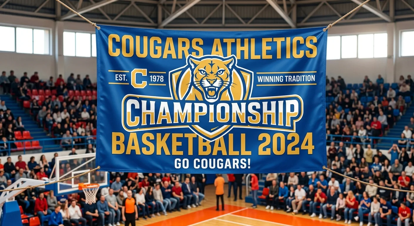 Custom team banner design goal planning