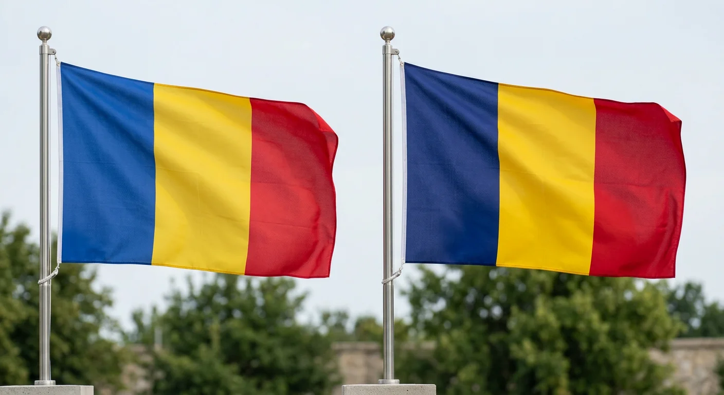 Romania and Chad flag comparison conclusion with custom flag manufacturing