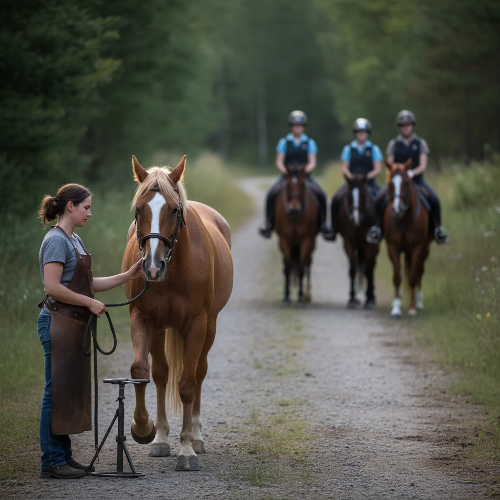 Group riding safety on trails