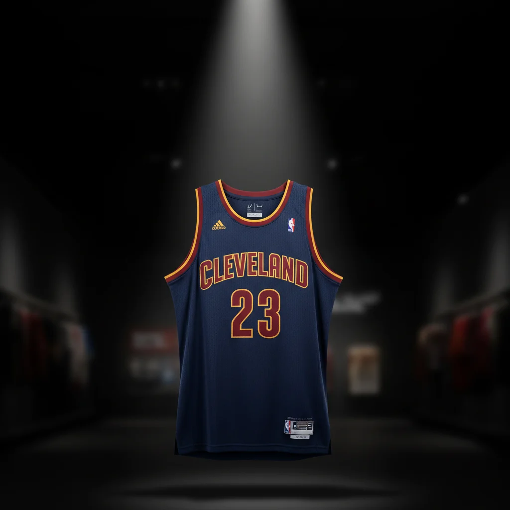 Cleveland Cavaliers Navy Road Jersey LeBron James First Era 2003-2010