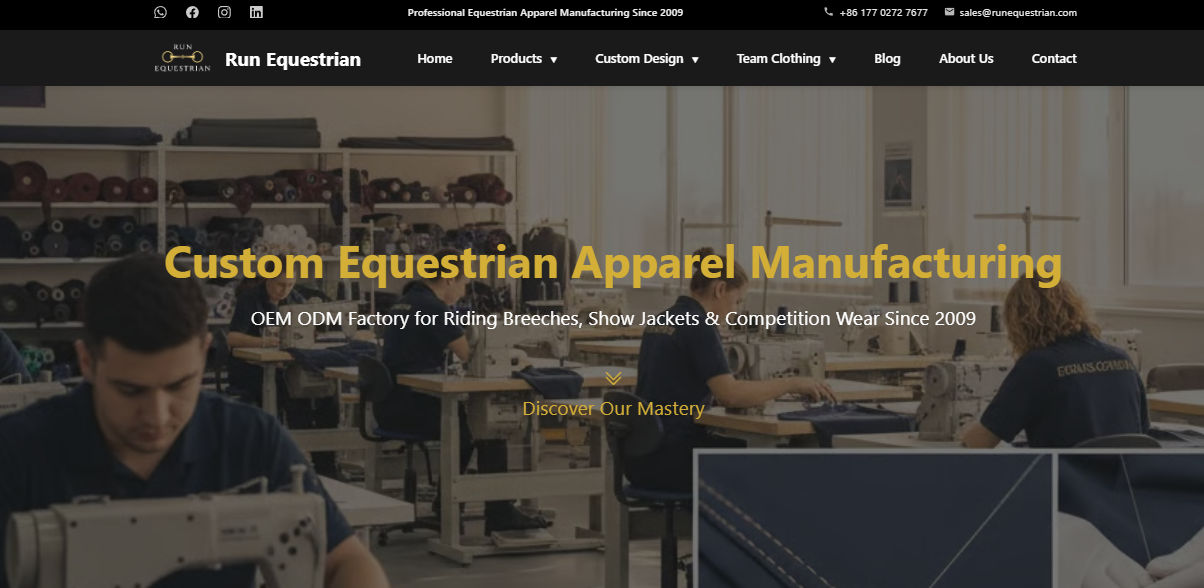 Top 4 Equestrian Private Label Manufacturers Near Japan