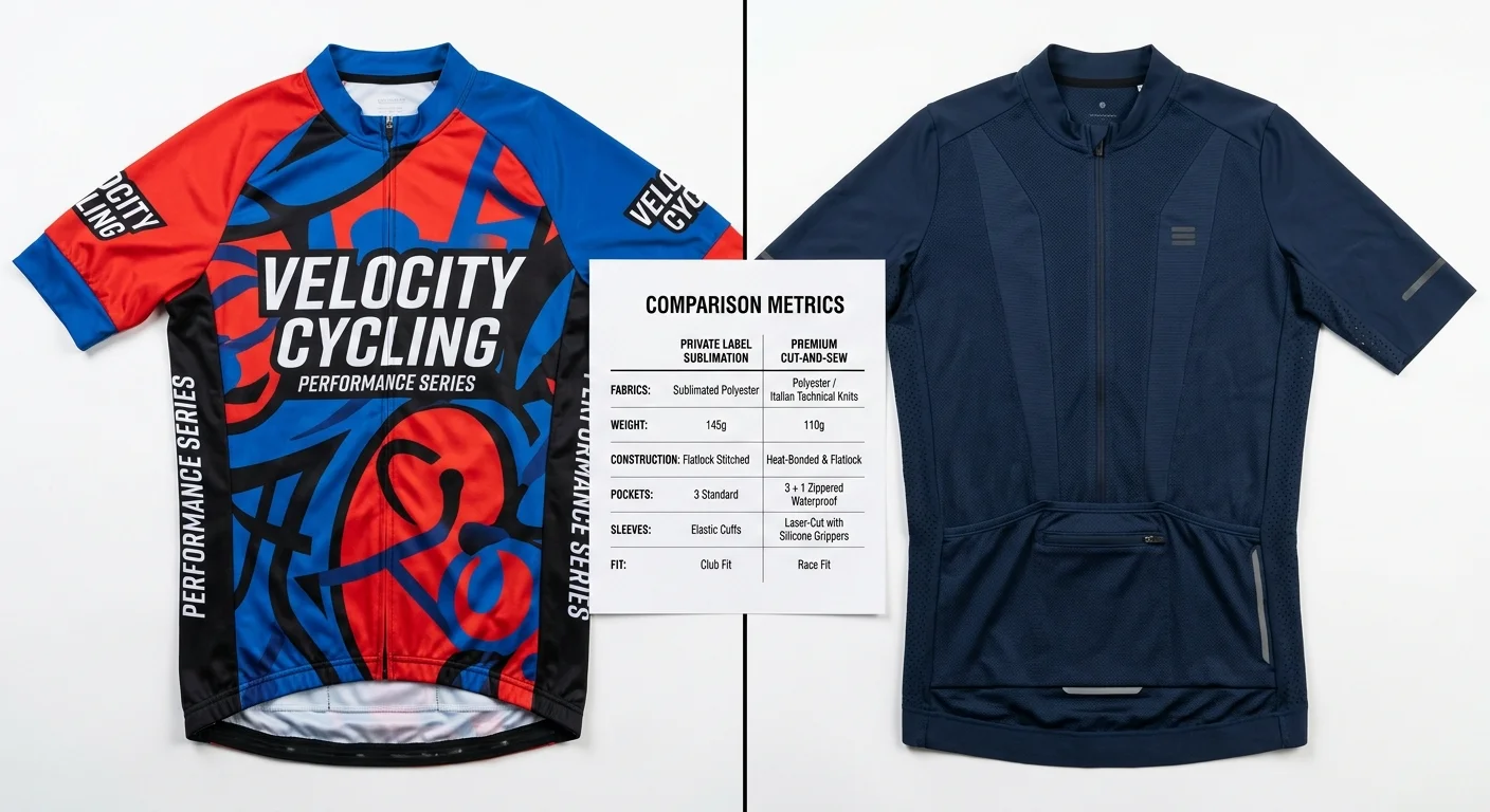 Private Label vs Custom Cycling Apparel: Which Model Fits Your Brand?