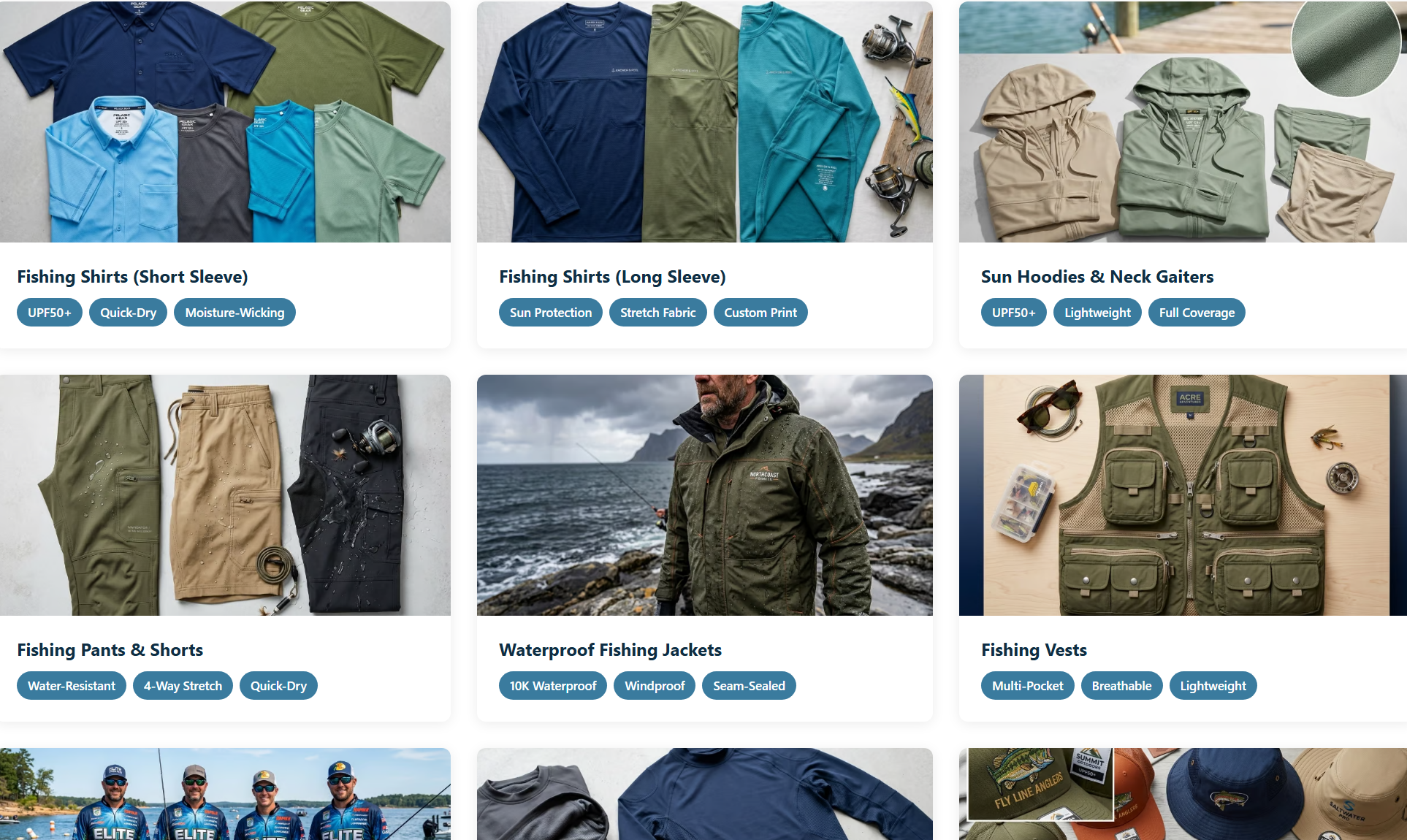 Custom Fishing Apparel Manufacturing: A Brand's Guide