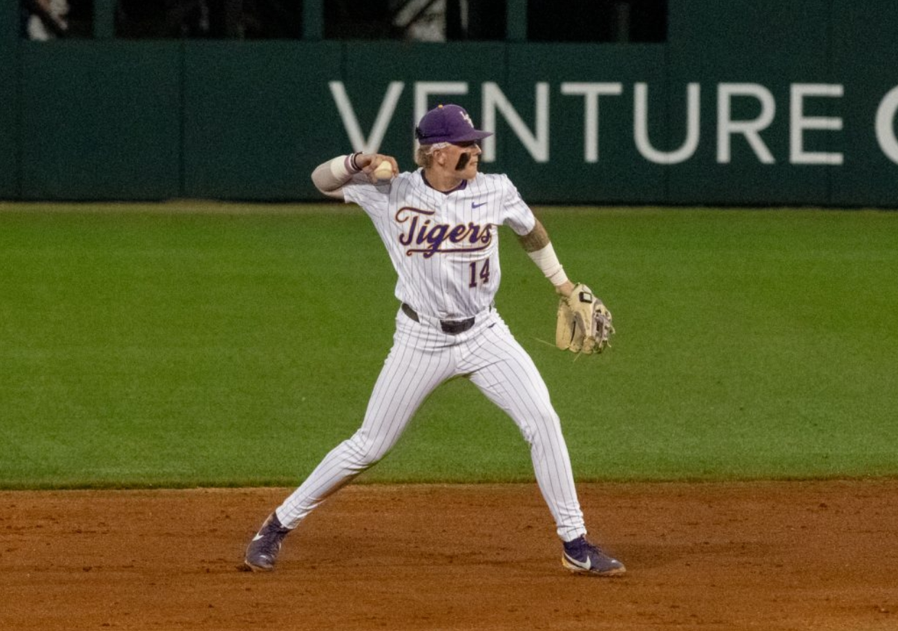Logo, patch and special feature customization options for LSU baseball jerseys