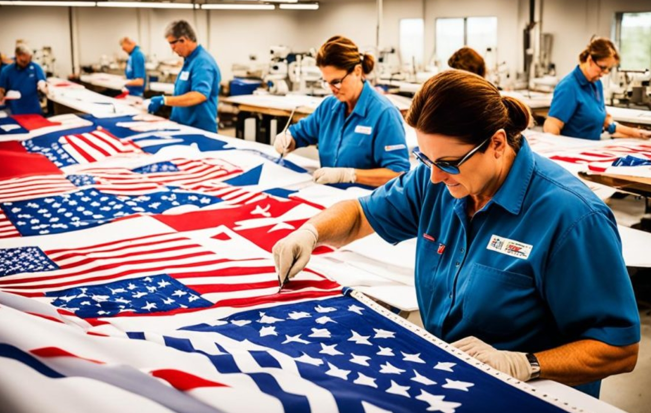 Weather conditions affecting outdoor flag longevity