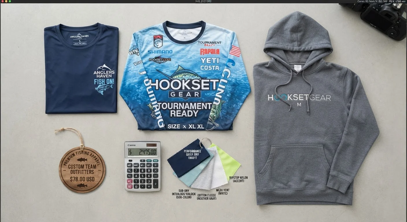 Custom Fishing Apparel Cost Guide: Pricing by Style