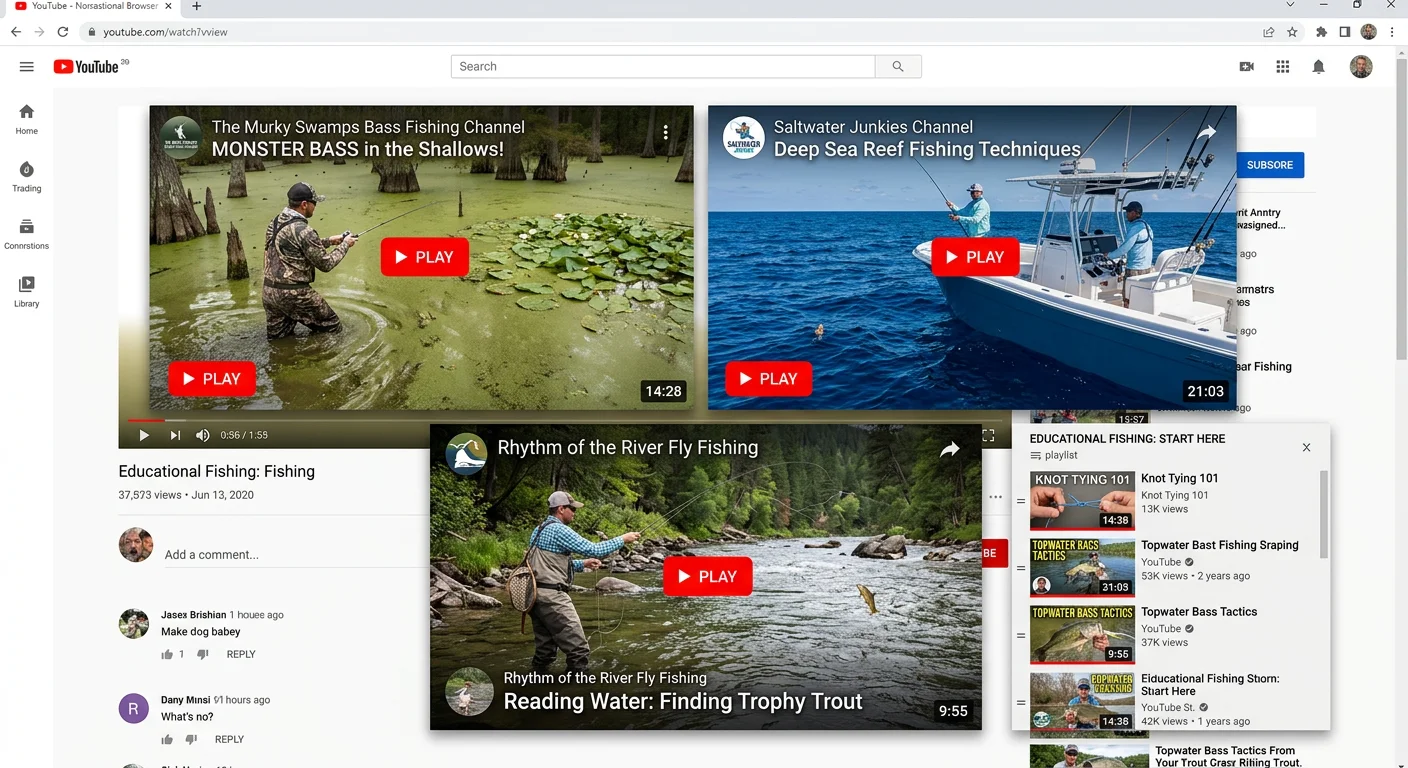 Top 10 Fishing YouTubers To Follow In 2026 (Bass, Saltwater & Fly)