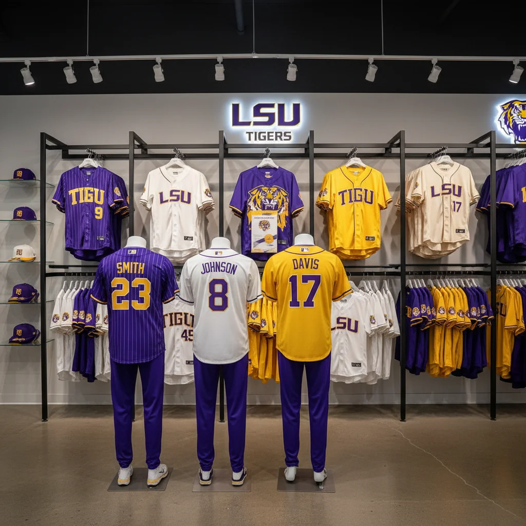 Custom Personalized LSU Baseball Jerseys
