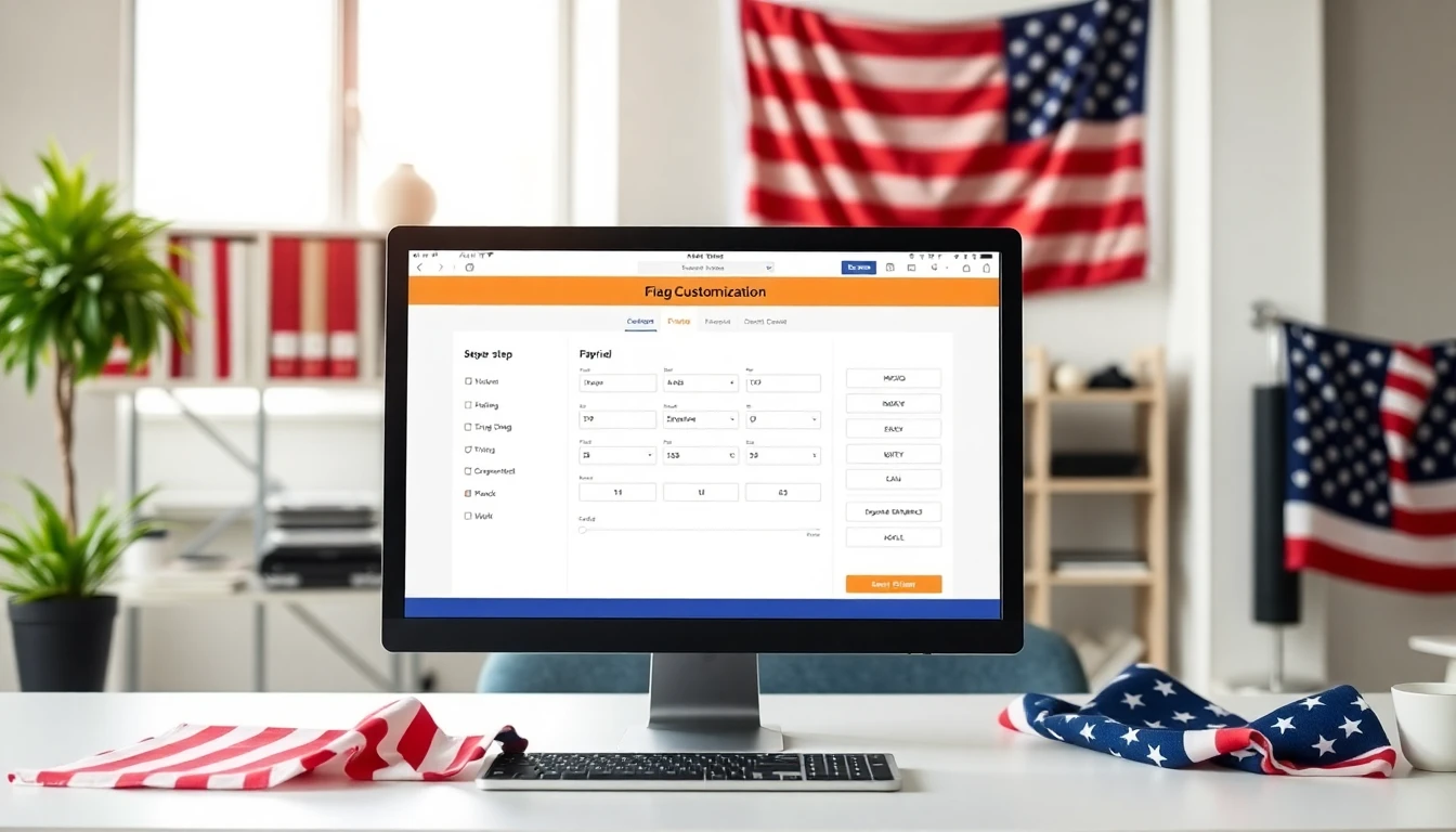 How to customize an American flag online step by step guide