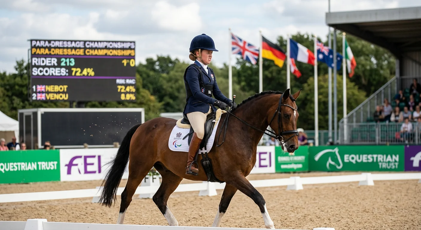 Para-equestrian disciplines summary and next steps