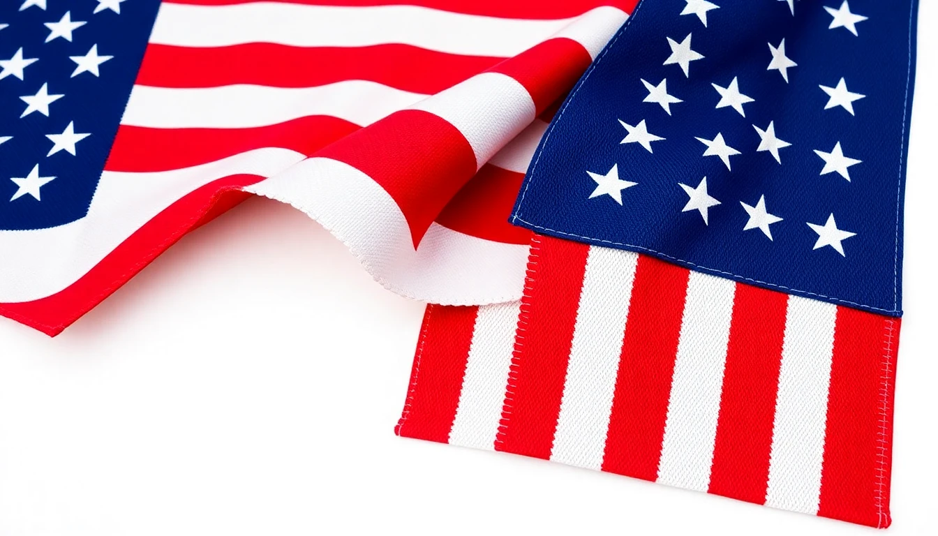 Comparison of custom flag materials nylon polyester and cotton