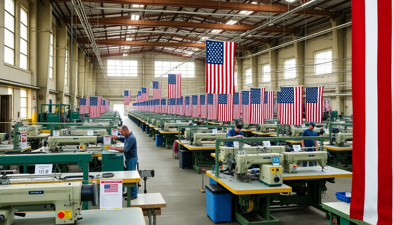Annin Flagmakers factory - America's oldest flag manufacturer since 1847