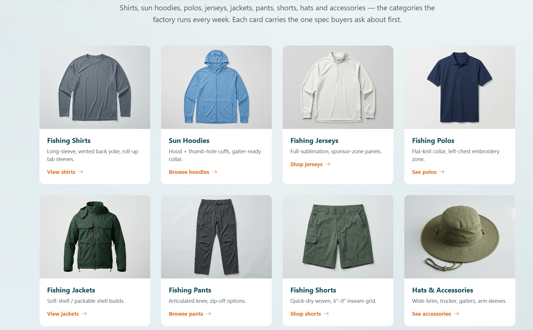 How To Choose A Fishing Apparel Manufacturer: A Buyer's Checklist