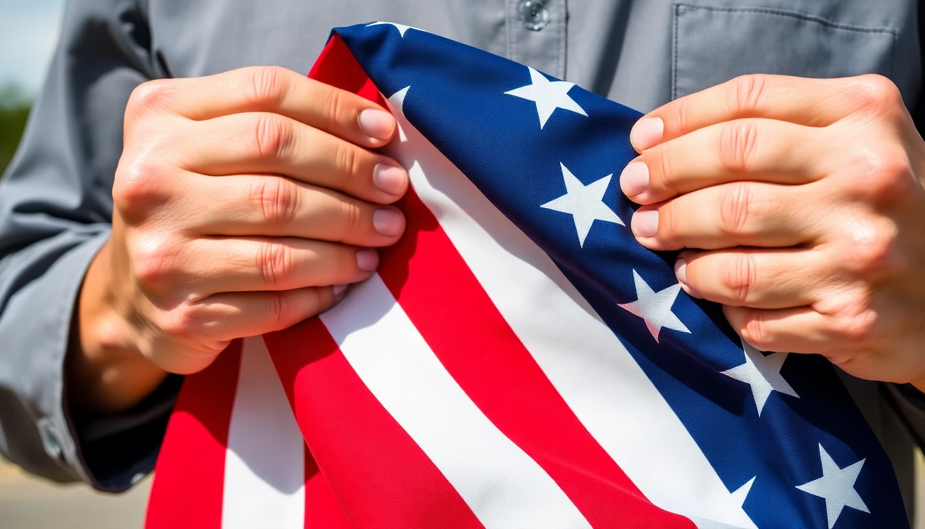 Signs that indicate when to replace a national flag