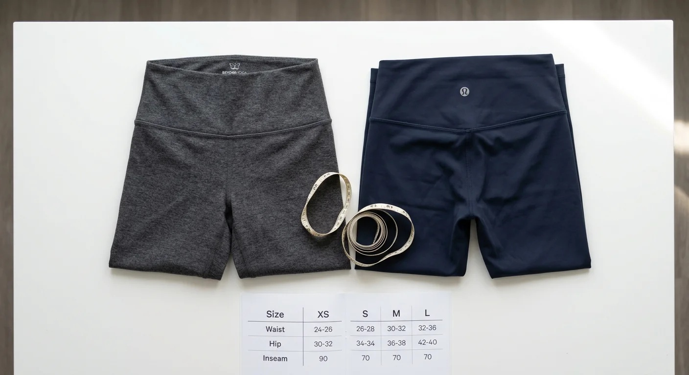 Beyond Yoga Vs Lululemon Sizing Guide