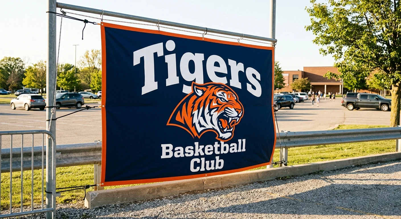 High-contrast banner color scheme examples