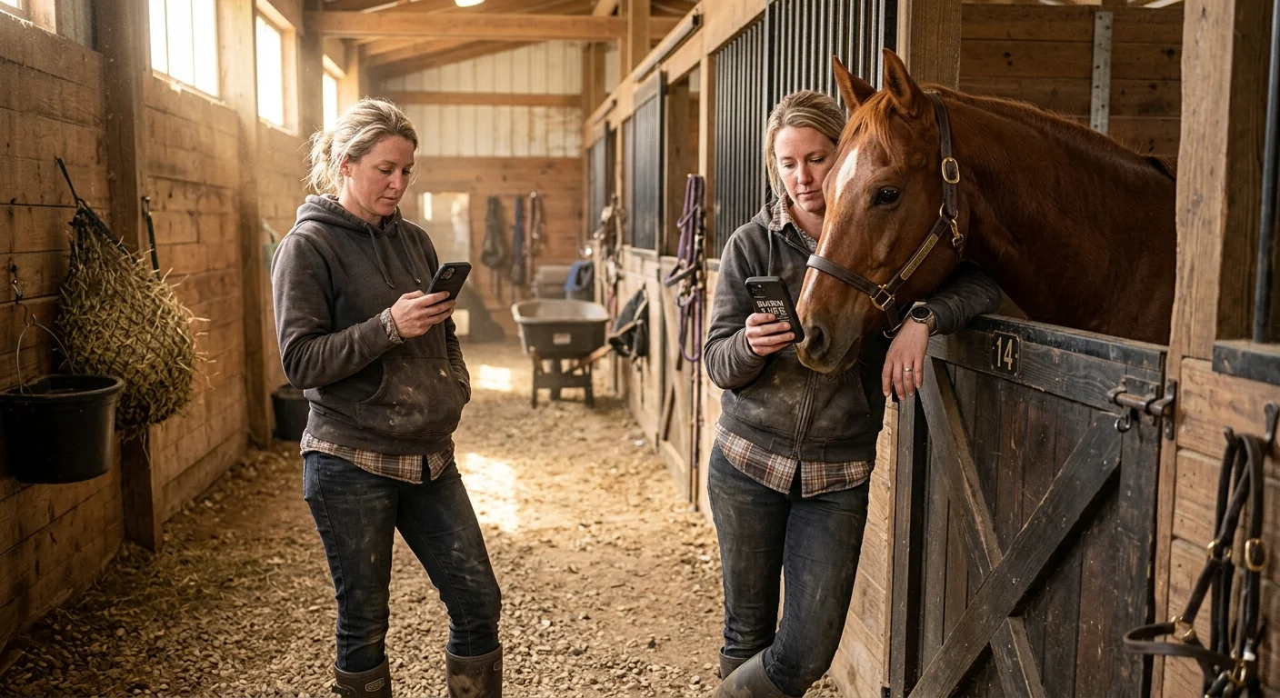 Weekly and monthly horse care tasks checklist