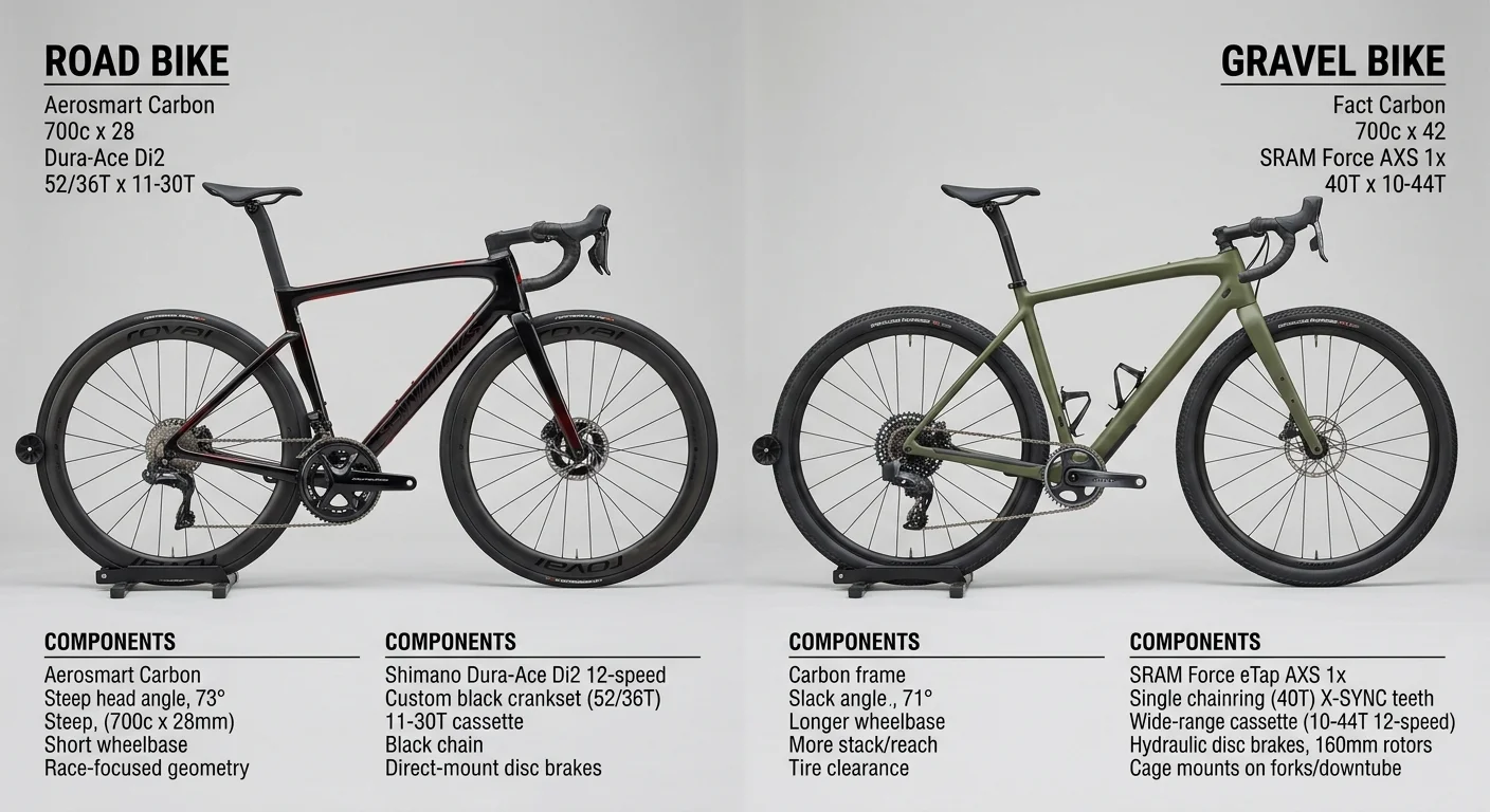 Gravel Bike vs. Road Bike: Key Differences & How to Choose