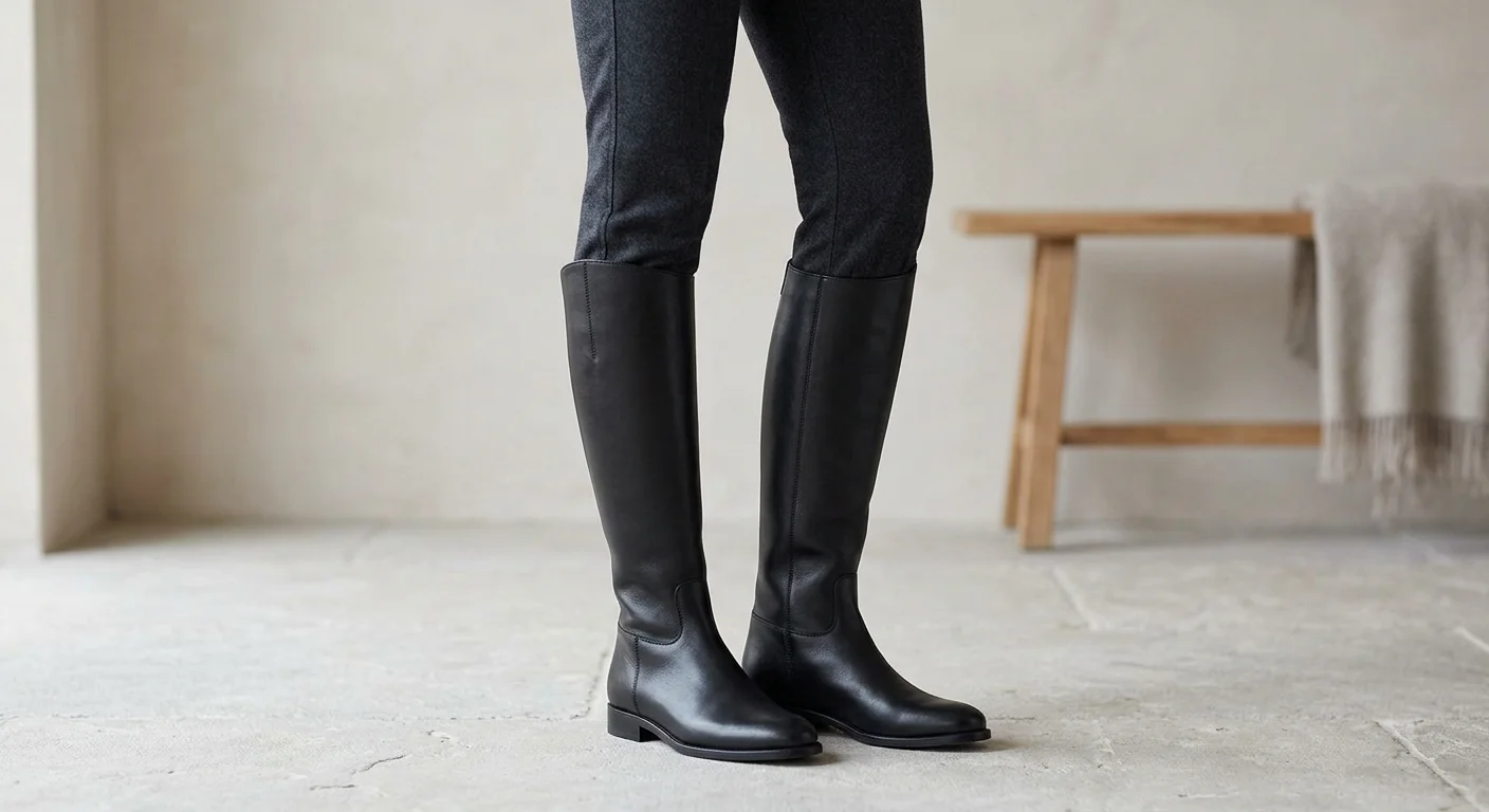 Bulky vs streamlined riding boot silhouettes comparison