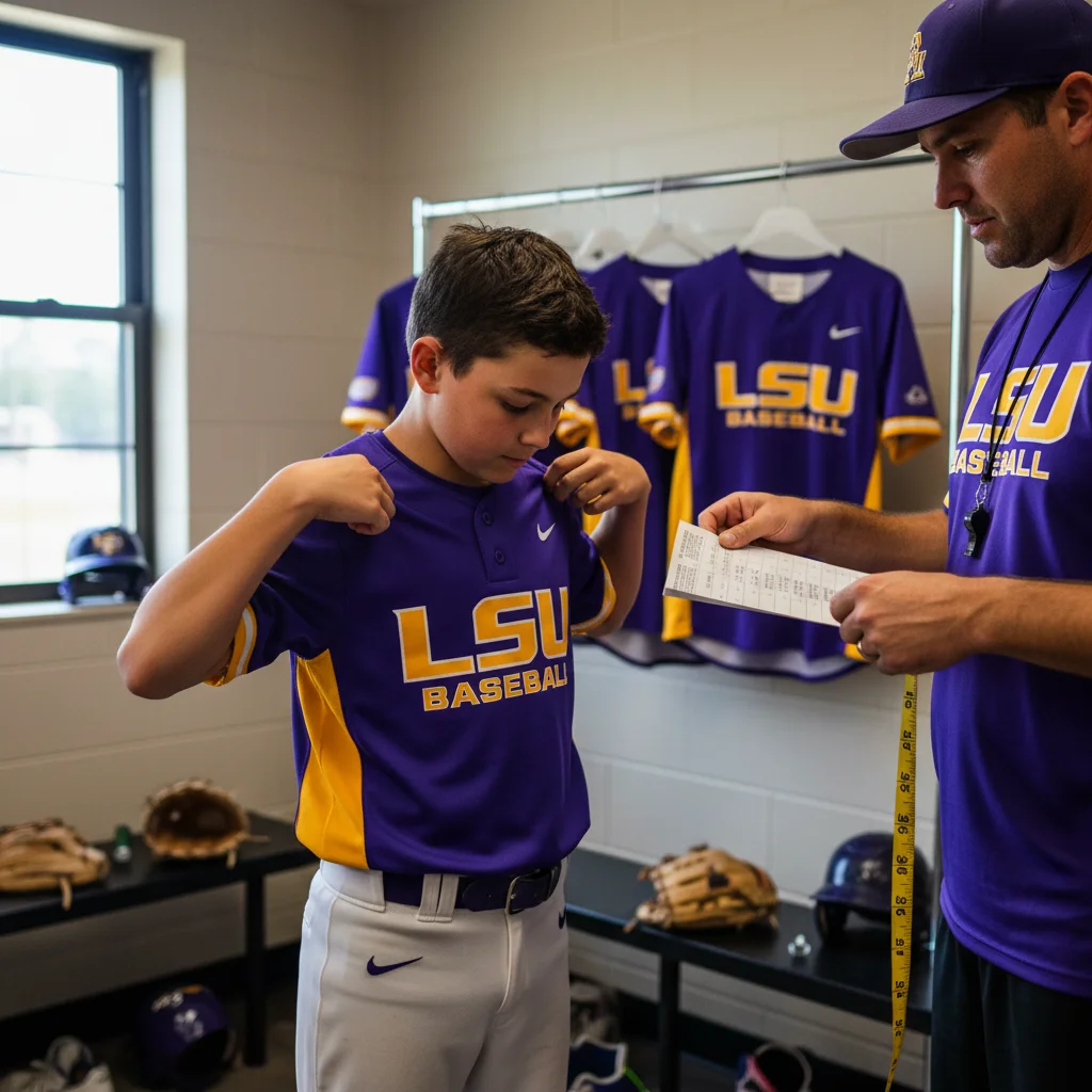 Comparison of custom LSU baseball jersey suppliers: Berunclothes wholesale manufacturer vs Etsy vs official LSU shop