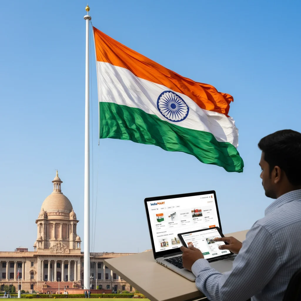 IndiaMART verified exporters bulk Indian flag suppliers