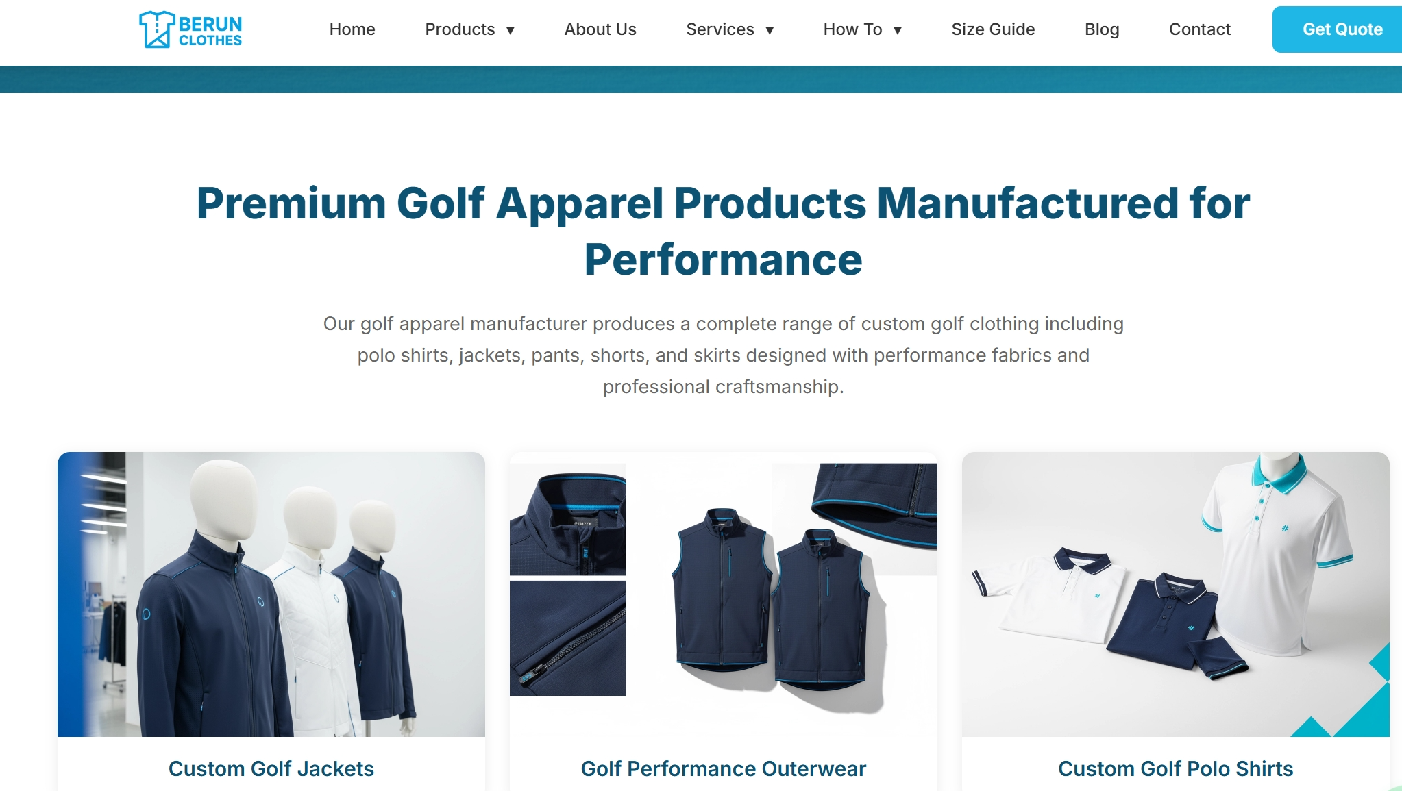 Top 10 Golf Apparel Manufacturers USA: Wholesale & Custom Golf Clothes
