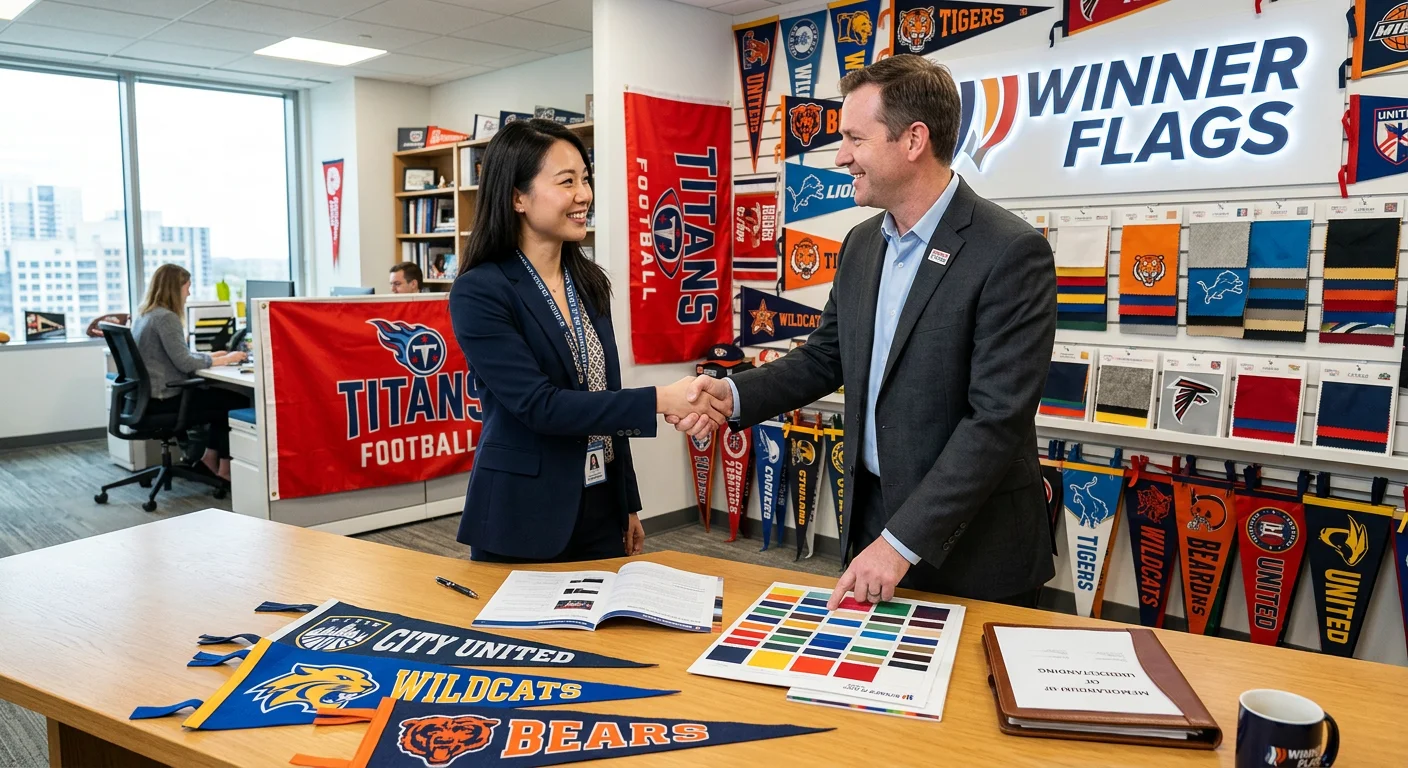 Flag ordering strategy guide for sports teams and schools