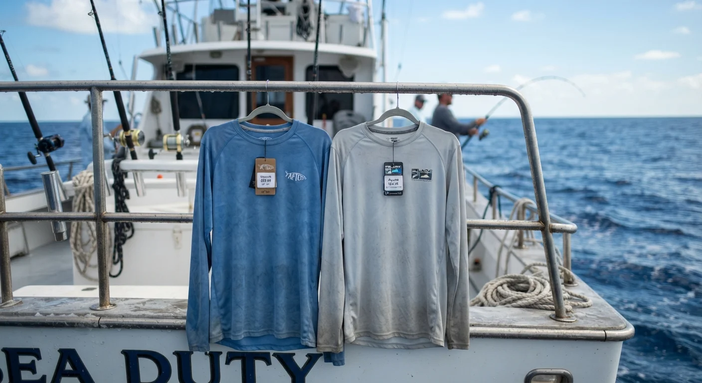 Pelagic Aquatek vs Huk KC Scott: UPF Shirt Test
